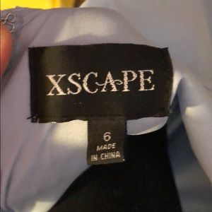 Women’s light blue prom dress